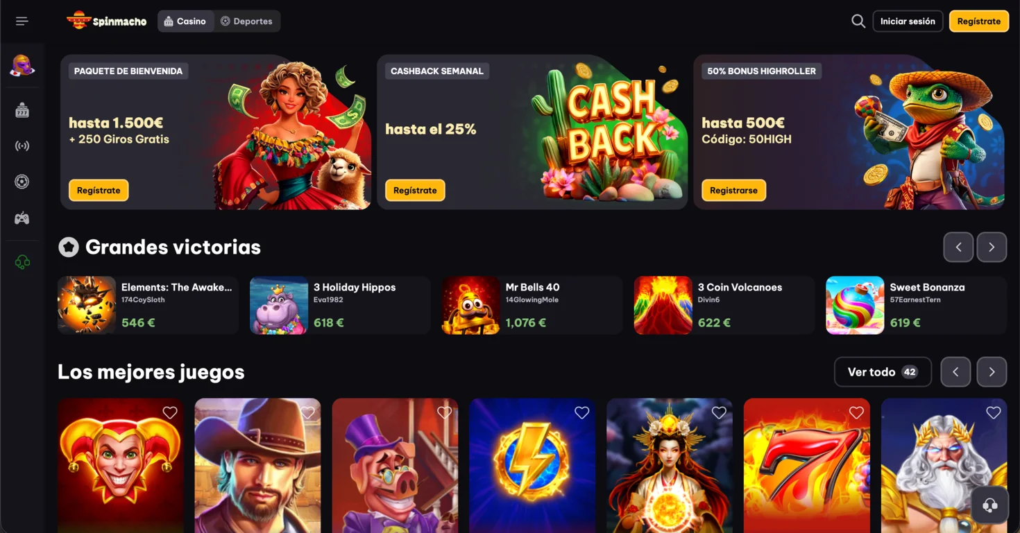 SpinMacho casino online extranjero