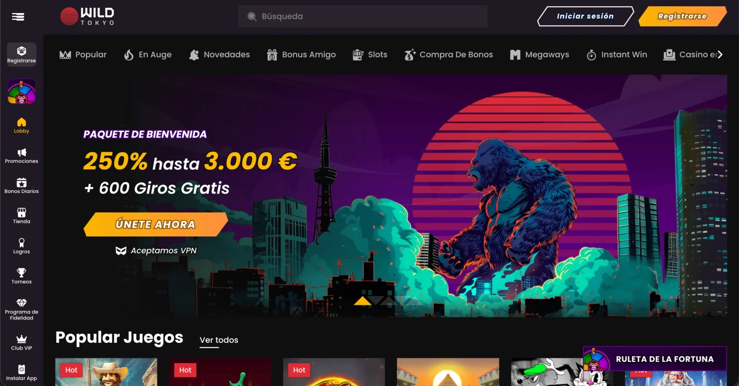 WildTokyo casino online extranjero
