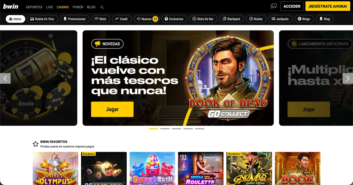 Bwin mejor casino que acepta Neosurf