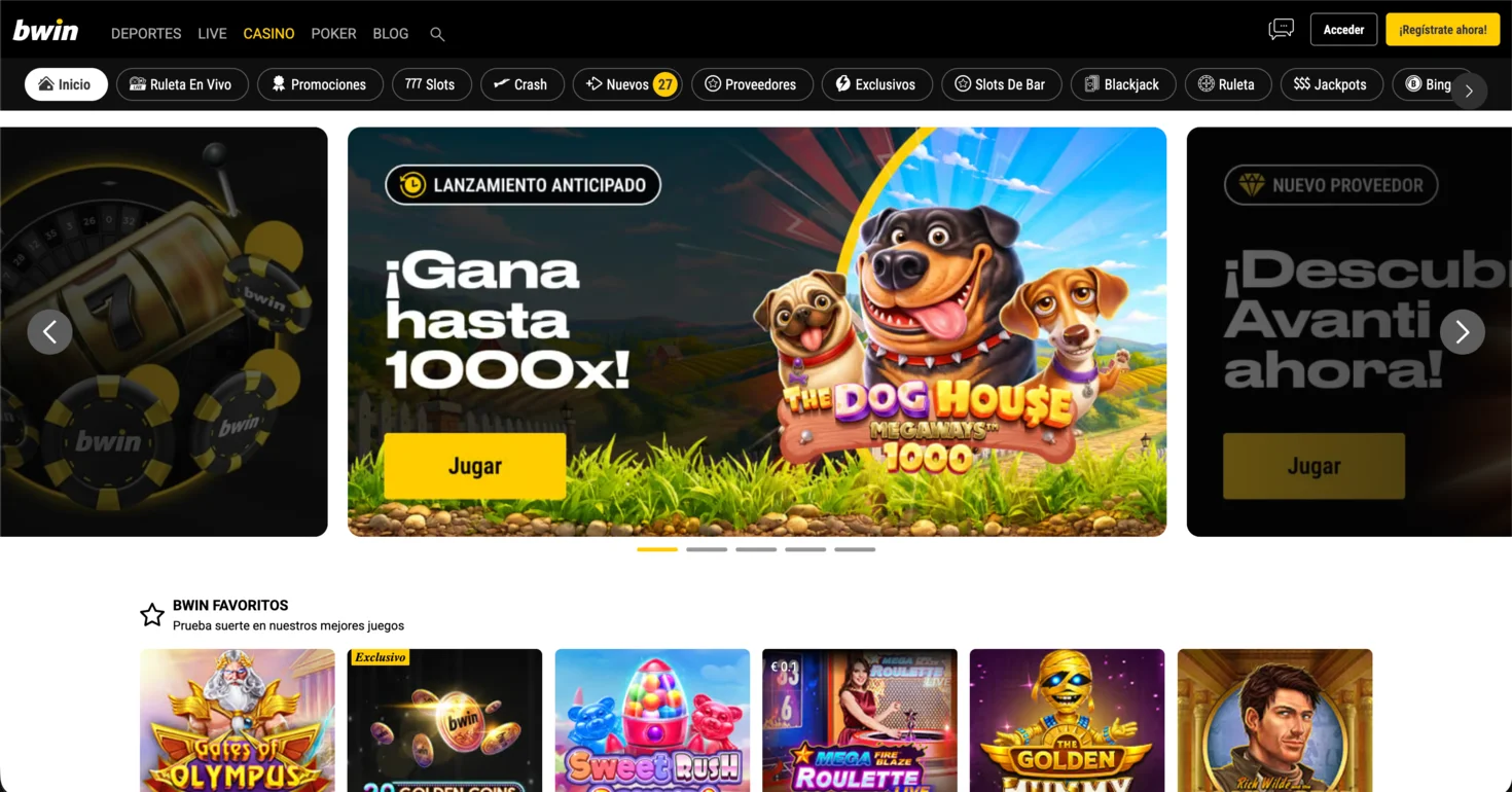 Bwin: casino con licencia