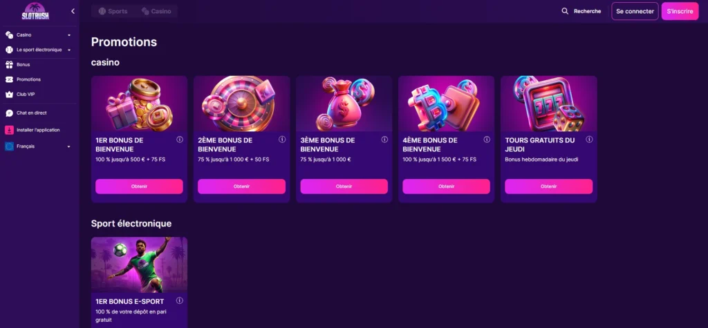 slotsrush online casino