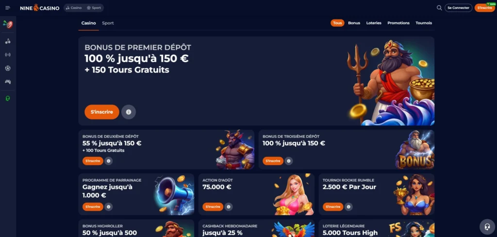 nine casino avis