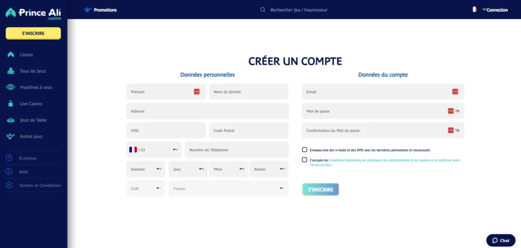 Prince Ali Casino avis