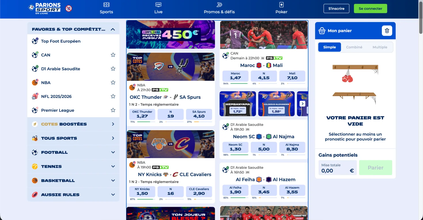 Retrait instantané sur Instant Casino