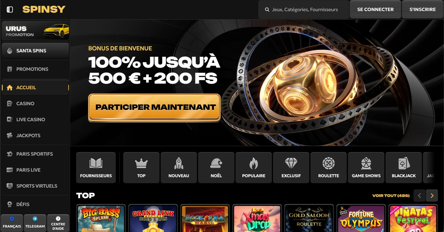 Casino intense en ligne