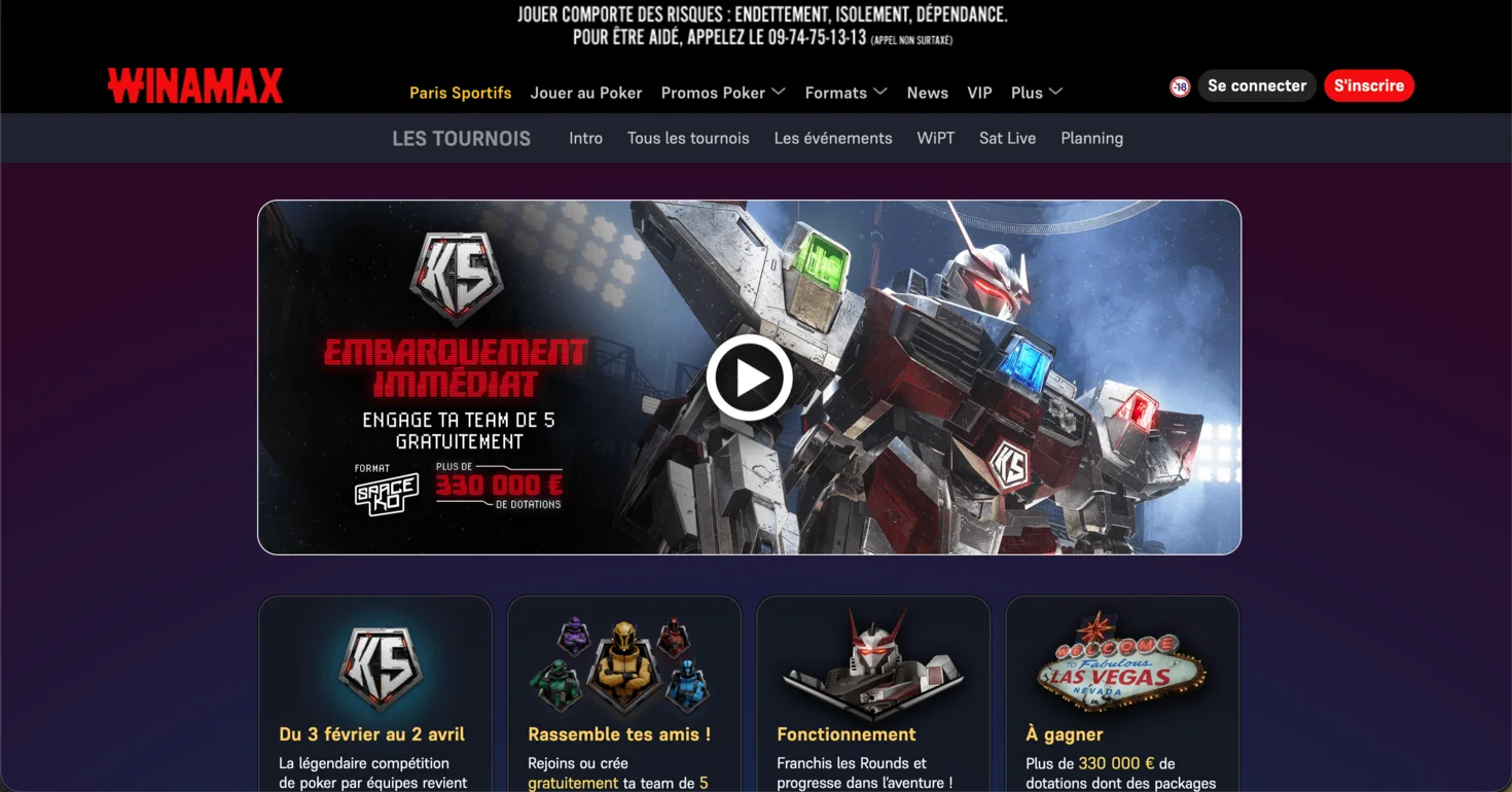 Winamax meilleur site de casino en ligne 2026