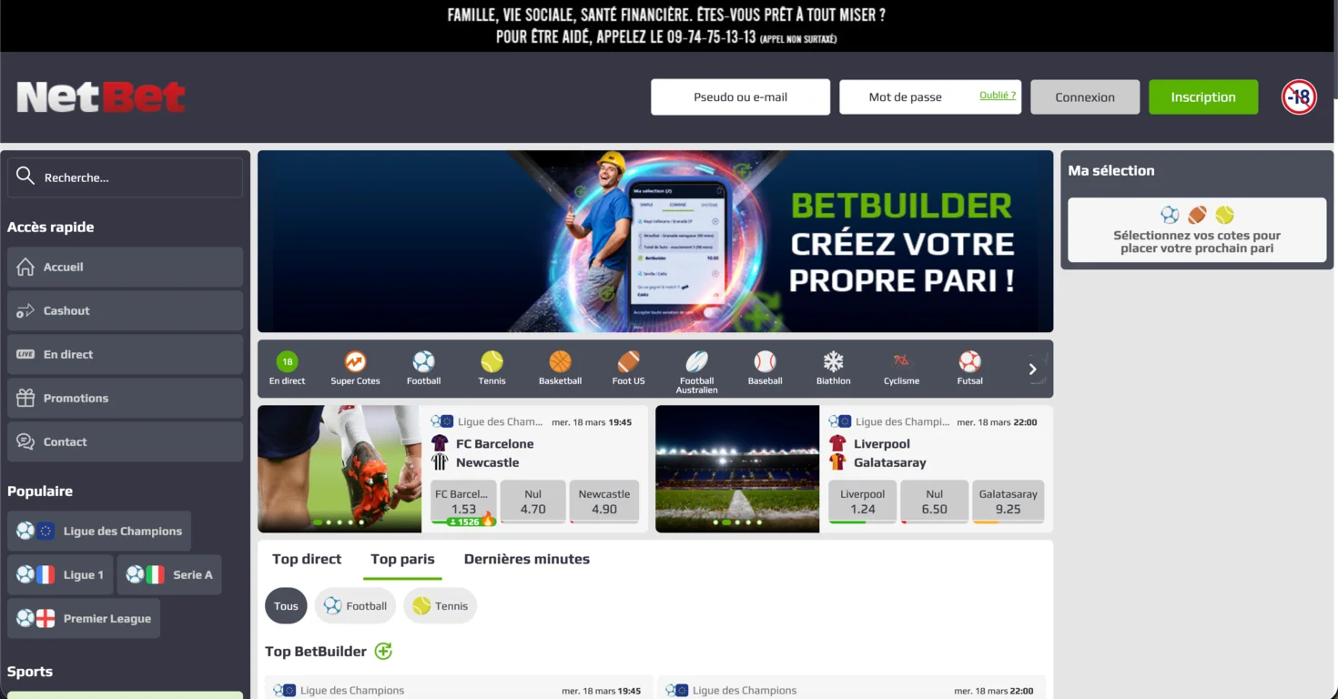 NetBet casino sans KYC