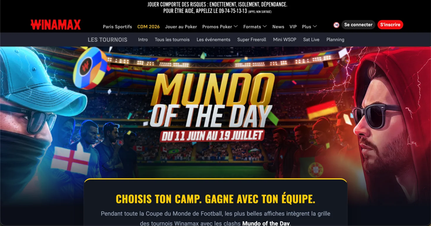 Winamax casino en ligne retrait instantané