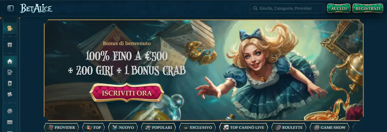 BetAlice casino non AAMS BetAlice casino non AAMS