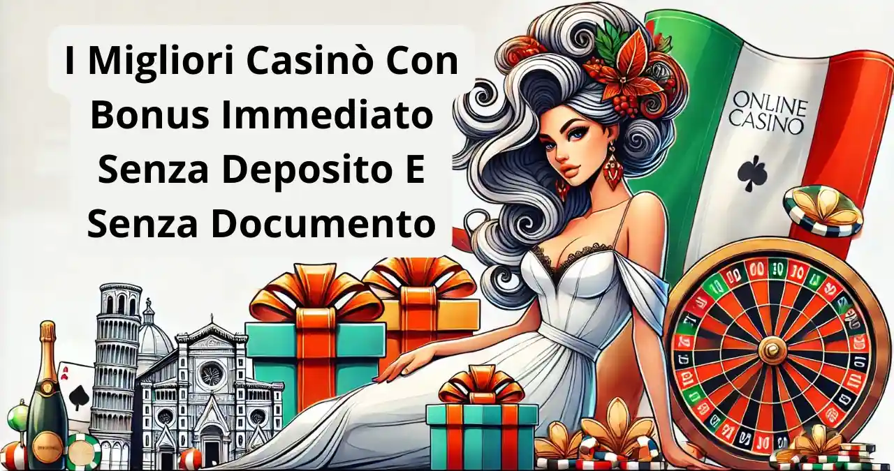 I Migliori Casinò Con Bonus Immediato Senza Deposito E Senza Documento