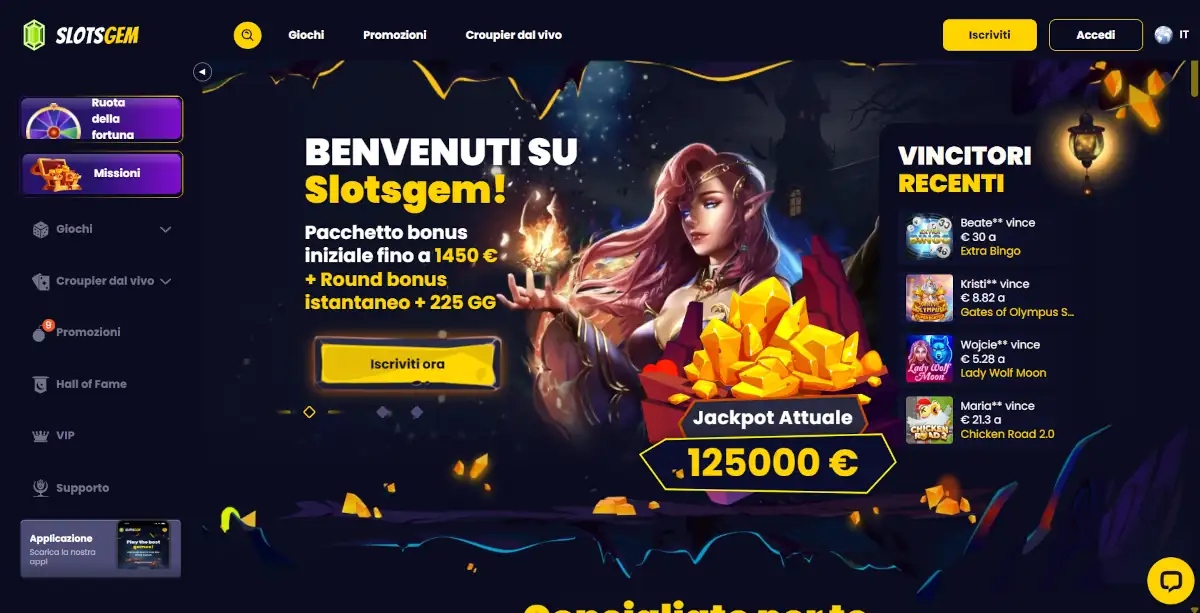 SlotsGem casino non AAMS SlotsGem casino non AAMS