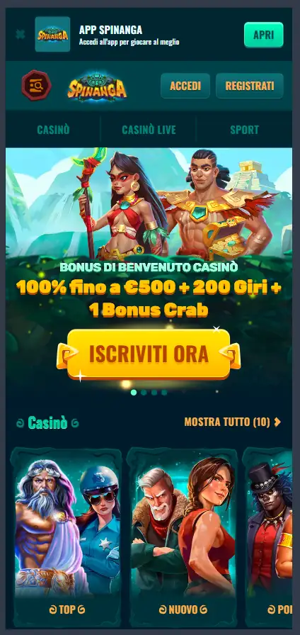 Spinanga casino non AAMS Spinanga casino non AAMS