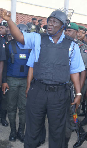 CP Akpoyibo... zero tolerance for crime in Lagos State.