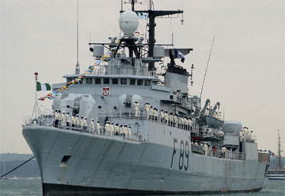 *Nigerian navy ship