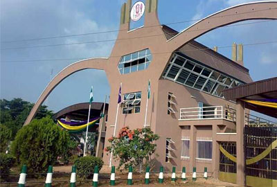 File photo: University of Benin gate