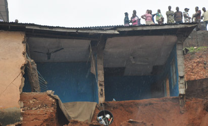 Collapsed-building
