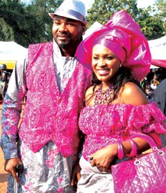 *Muma gee and husband Prince Eke