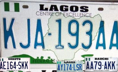 number plate