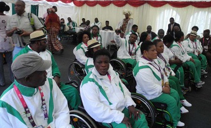 File photo: Cross Section of Nigeria's Paralympians