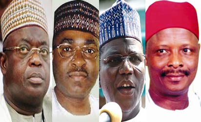 Governors Aliyu, Yuguda, Lamido and Kwankwaso