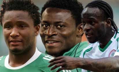 Mikel, Martins and Moses