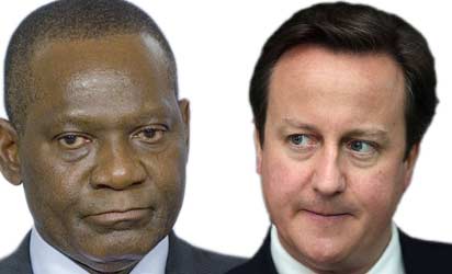 Gbenga Ashiru, Foreign Affairs Minister and Prime Minister David Cameron