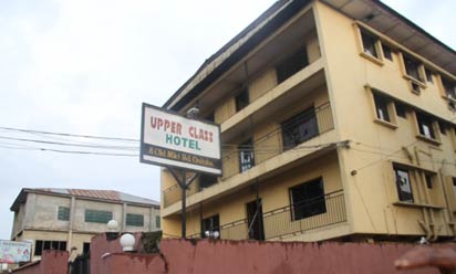 *The 'hotel ...Before the bulldozer moved in