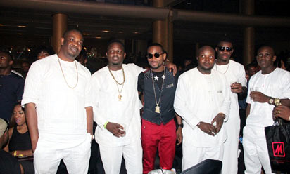 Don Jazzy, D'banj, Dr Sid at Ice Prince F
