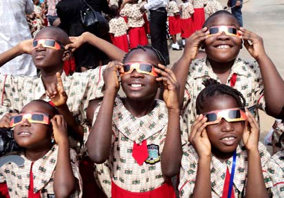 Children in Abuja, today.