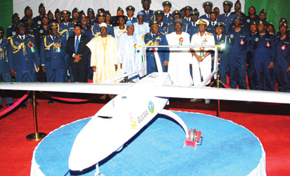 UNVEILING OF 'GULMA' NIGERIA'S FIRST INDIGENOUS UNMANNED AERIAL VEHICLE IN KADUNA