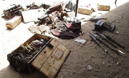 Ammunitions used the Boko Haram insurgents