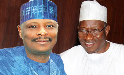 Governor Kwankwaso and President Jonathan