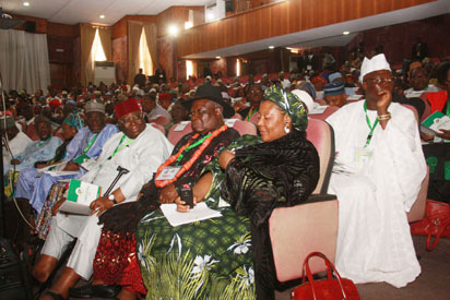 Delegates at the National Conference in Abuja