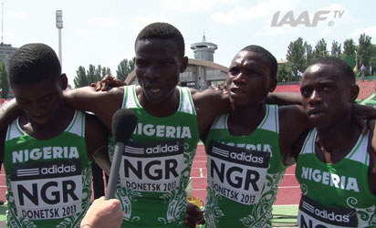 •United we Stand... Nigerian juniors pleading for adequate training and preparations for major international meets. 