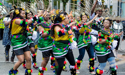 Scenes from the Calabar carnival in Ireland