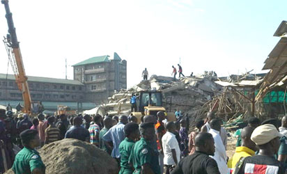 The collapse of a part of a multiple storey building inside the premises of the Synagogue Church of All Nations, SCOAN