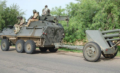 Gallant Nigerian soldiers