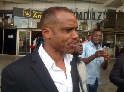 Oliseh arrives