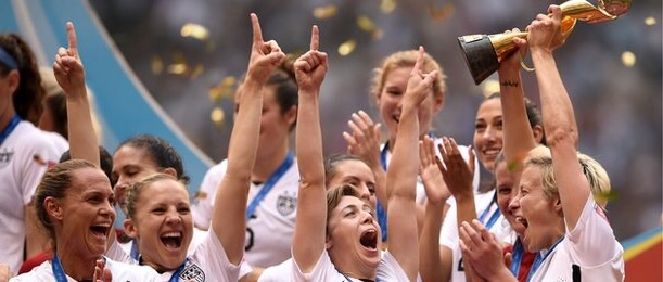 USA are the first nation to win three Women's World Cups - they also won in 1991 and 1999