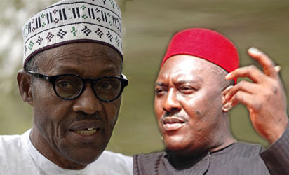 Buhari and Olisa Metuh