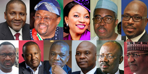Some of Nigeria’s millionaires