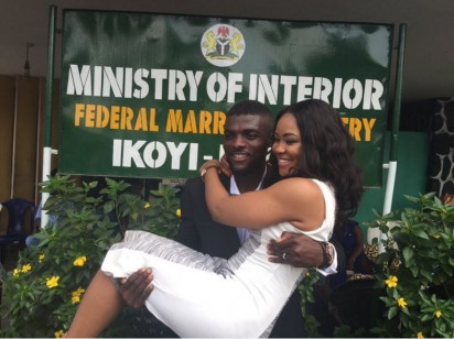 John Ogu and wife