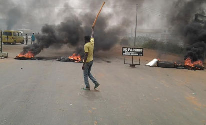 Biafra-protester