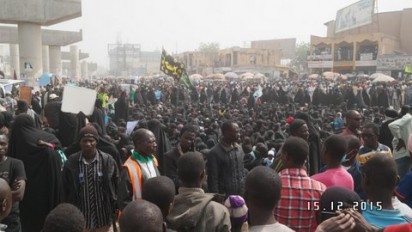 Shiites e1450193335753 Police, Shiites clash in Kaduna