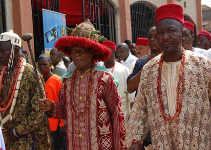 •Chief Nwafor Orizu (middle)