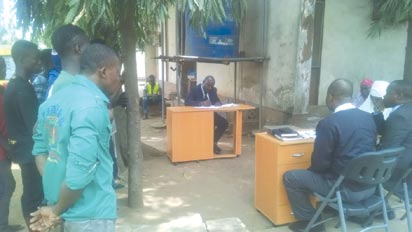 *A court session for traffic offenders