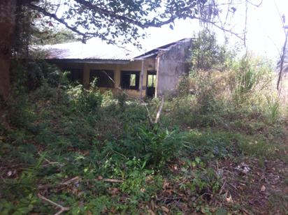 An abandoned classroom block