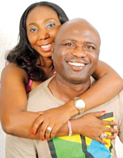 Lekan and late Ronke Shonde before the crisis.