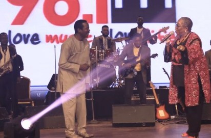 Sunny-Ade and Onyeka Onwenu