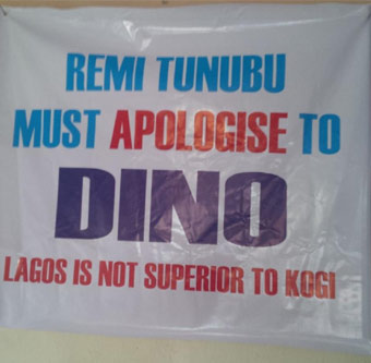 Kogi Women Support Dino, KWSD, during their rally to support Dino Melaye